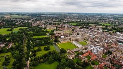An aerial shot of Cambridge, UK. (Image: Getty/PhotoLondonUK)