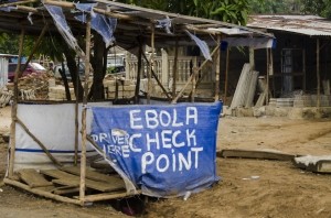 Ebola check point, Port Loko, Sierra Leone, May 20, 2015. (Image: iStock/harry1978)