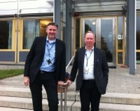 Kemwell's Leo Fallgran (left) and Mikael Ericson (right) at Kemwell's Uppsala facility.