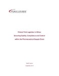 Clinical Trial Logistics in Africa: Ensuring Quality, Compliance and Control within the Pharmaceutical Supply Chain