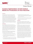 Optimization of Cell Culture Media for Production of Viral Vaccines 