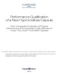 Performance qualification of Vcaps® Plus Capsules