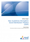 New Guidelines Strengthen Good Distribution Practice (GDP)