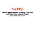 Method Development and Validation of Caffeine and Paraxanthine in Human Plasma