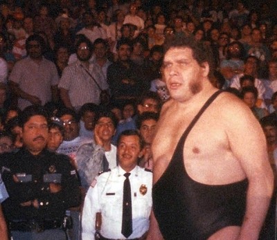 André René Roussimoff (May 19, 1946 – January 27, 1993) a wrestler known as André the Giant suffered from acromegaly. (source Flickr/ John McKeon)