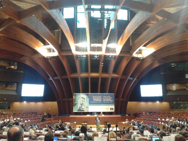 EDQM conference in the Palace of Europe in Strasbourg, France