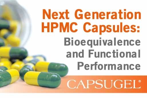 Next Generation HPMC Capsules: Bioequivalence and Functional Performance
