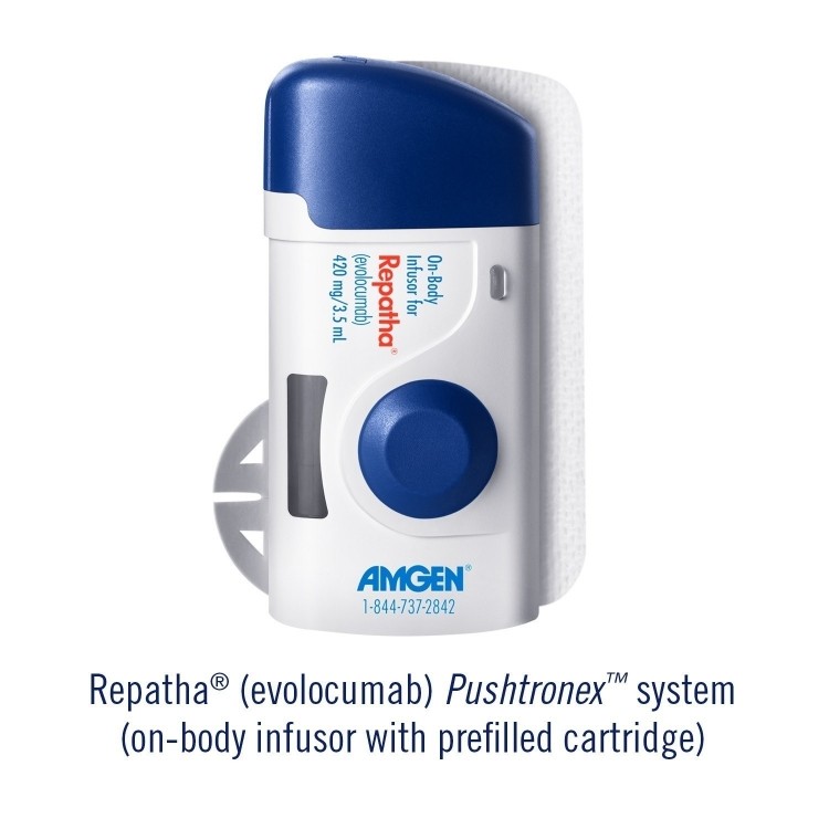Repatha using the Pushtronix delivery system was approved in the US last month. Image: c/o Amgen