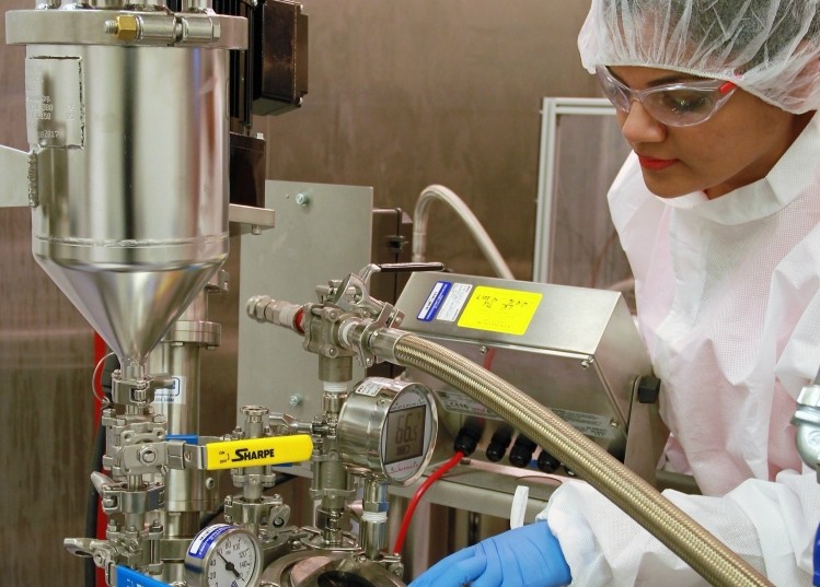 The suite during an MDI manufacturing process. (Image: Recipharm)
