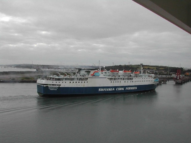 Ringaskiddy ferry terminal, Cork Harbour,