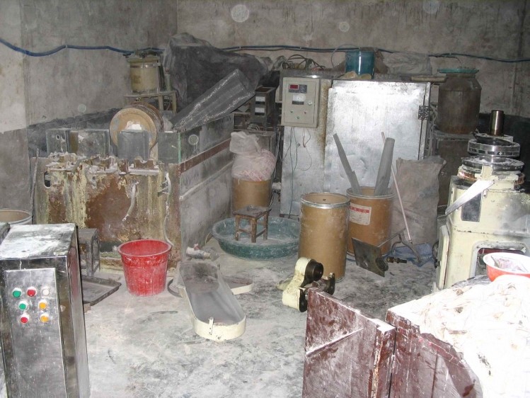 A makeshift factory in China found to be manufacturing counterfeit Pfizer medicines