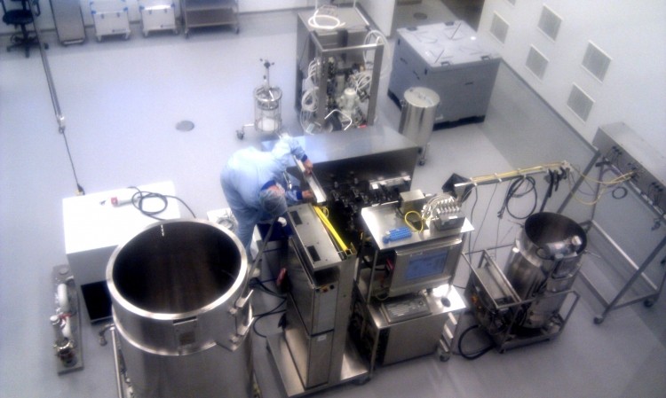 Cobra's new 1,000L Hyclone bioreactor at its mammalian cell culture plant in Södertälje