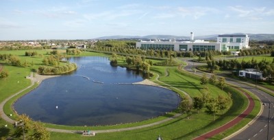 Grange Castle business park with a view of Pfizer's facility