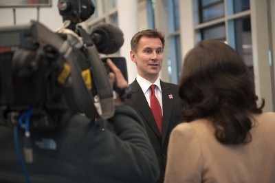 UK Secretary of State for Health Jeremy Hunt, pictured in 2012.