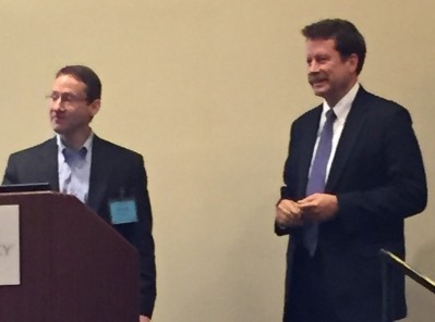 Ken Getz, director of sponsored research programs at Tufts CSDD, and Robert Califf, Deputy Commissioner of the FDA's Office of Medical Products and Tobacco