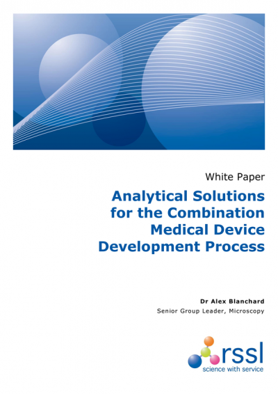 Analytical Solutions for the Combination Medical Device Development Process. 