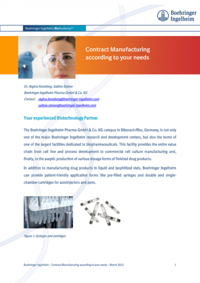 Contract Manufacturing according to your needs