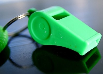 Penthrox  is nicknamed the "green whistle" in Australia. This is an actual green whistle