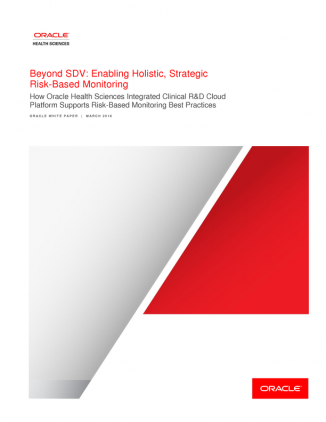Beyond SDV - Enabling Holistic Strategic Risk-Based Monitoring