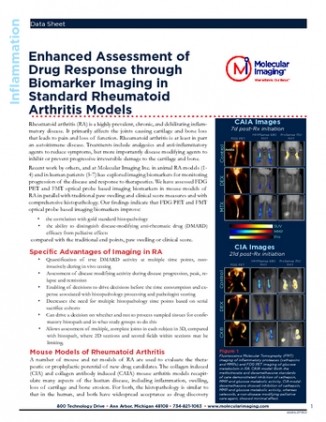 Enhanced Rheumatoid Arthritis CIA and CAIA Studies