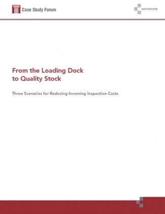 From the Loading Dock to Quality Stock: Three Scenarios to Reduce Incoming Inspection Costs