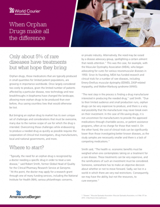 Orphan Drugs make all the difference to patients