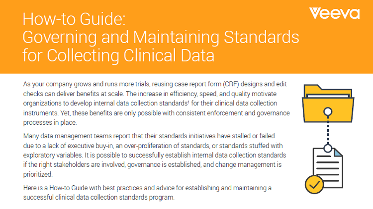 Governing and Maintaining Clinical Data Standards
