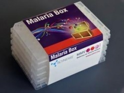 The box of 400 active drug-like molecules was distributed at no cost to researchers around the world. (Image: Medicines for Malaria Venture)