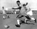 Legendary footballer Pelé in 1960. He was signed up by Pfizer 40 years later possibly de to his keepy-uppy skills