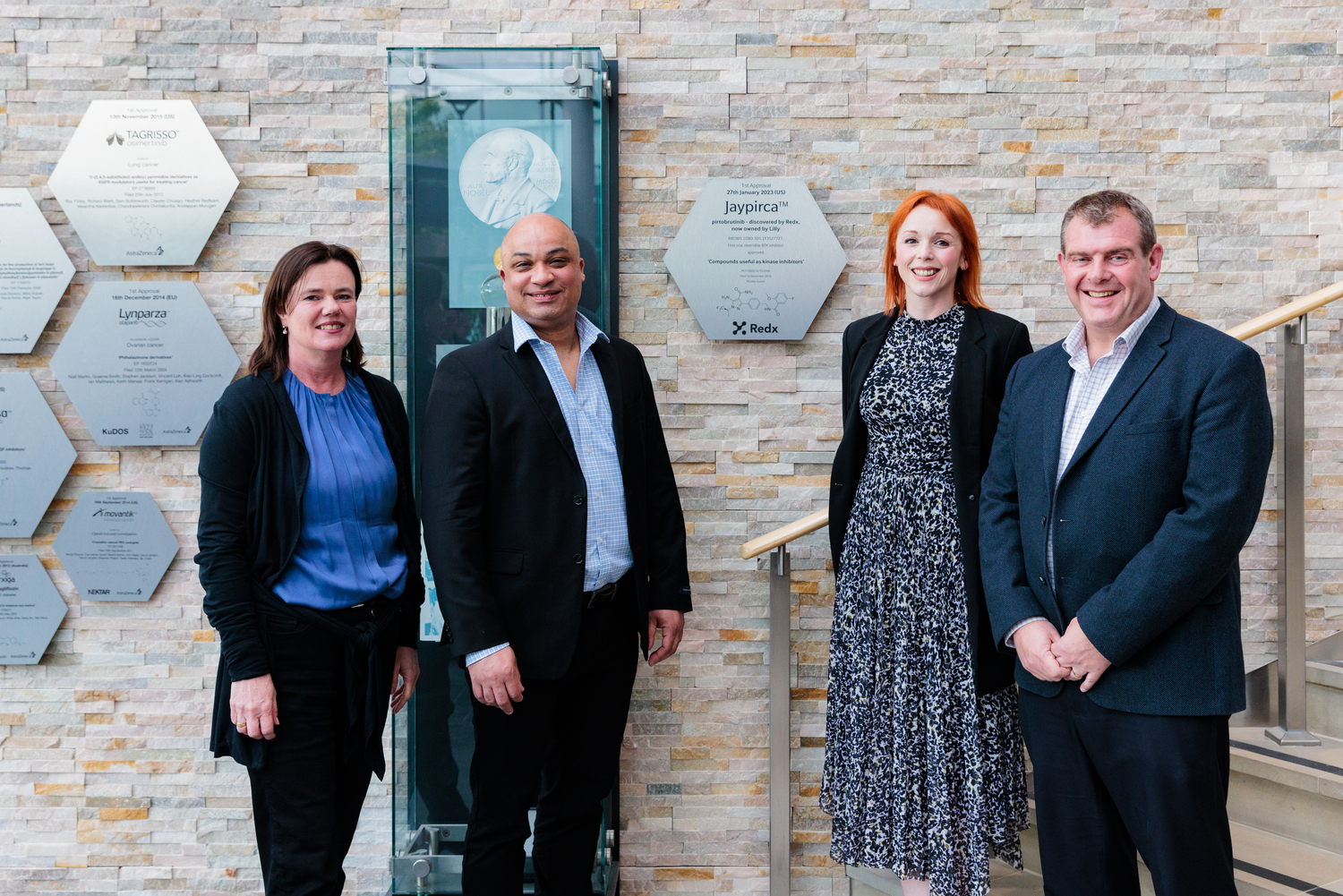 Redx Pharma honoured with commemorative plaque for cancer discovery